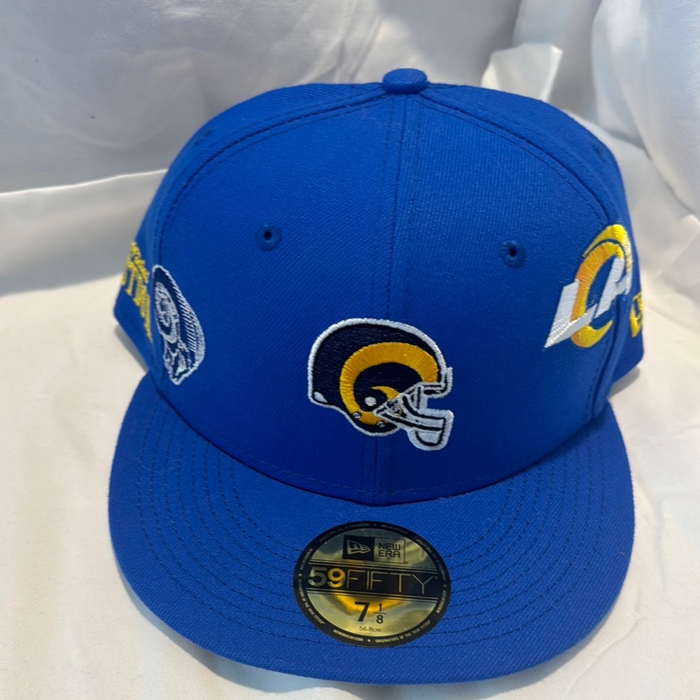 New Era LA RAMS Blue and Yellow 59FIFTY Hat